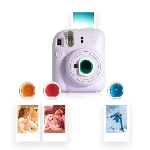 Mini 12 Case - Magic Silver + Mini Photo Album + Color Filters + Wall Hang Frames + Film Frames + Border Stickers + Corner Stickers