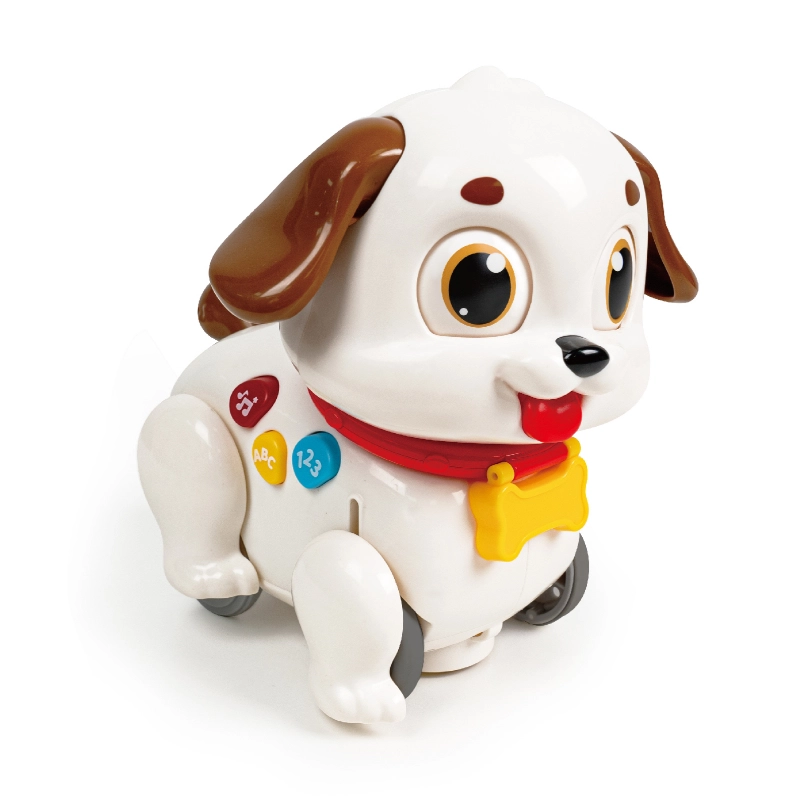 Crawl & Pull Along Learning Puppy - Multicolor 2-In-1 Play Modes