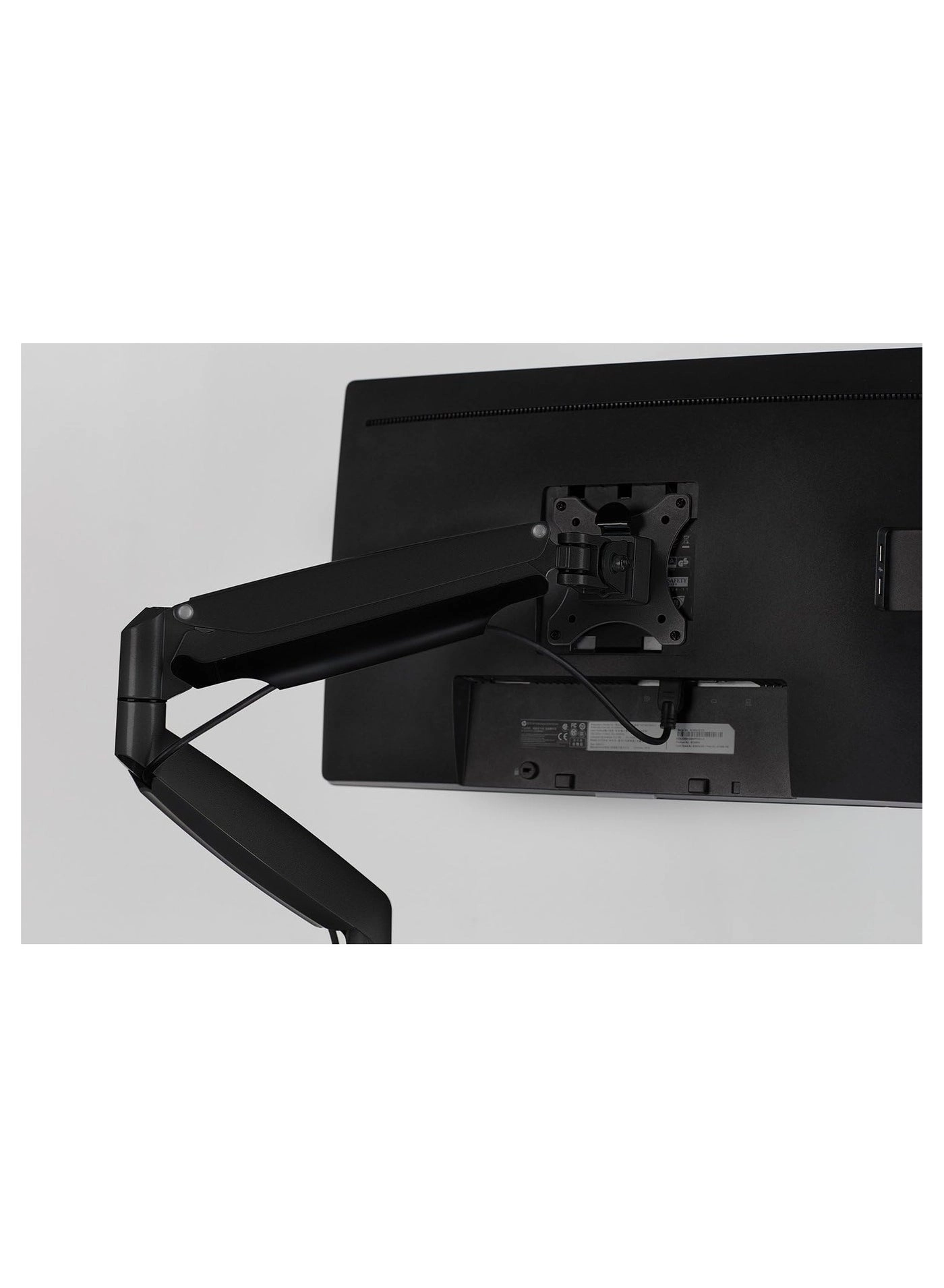 Adjustable Gas Spring Single Monitor Arm - 32"