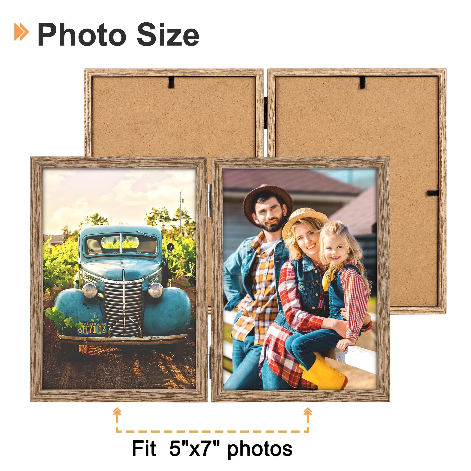 Double Picture Frame - 5x7 two