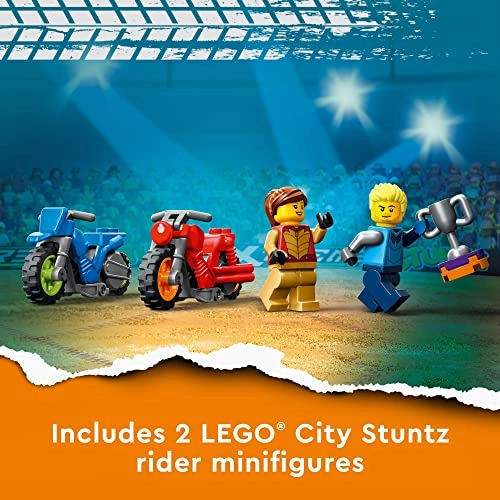 City Stuntz Spinning Stunt Challenge (60360) - red 6+