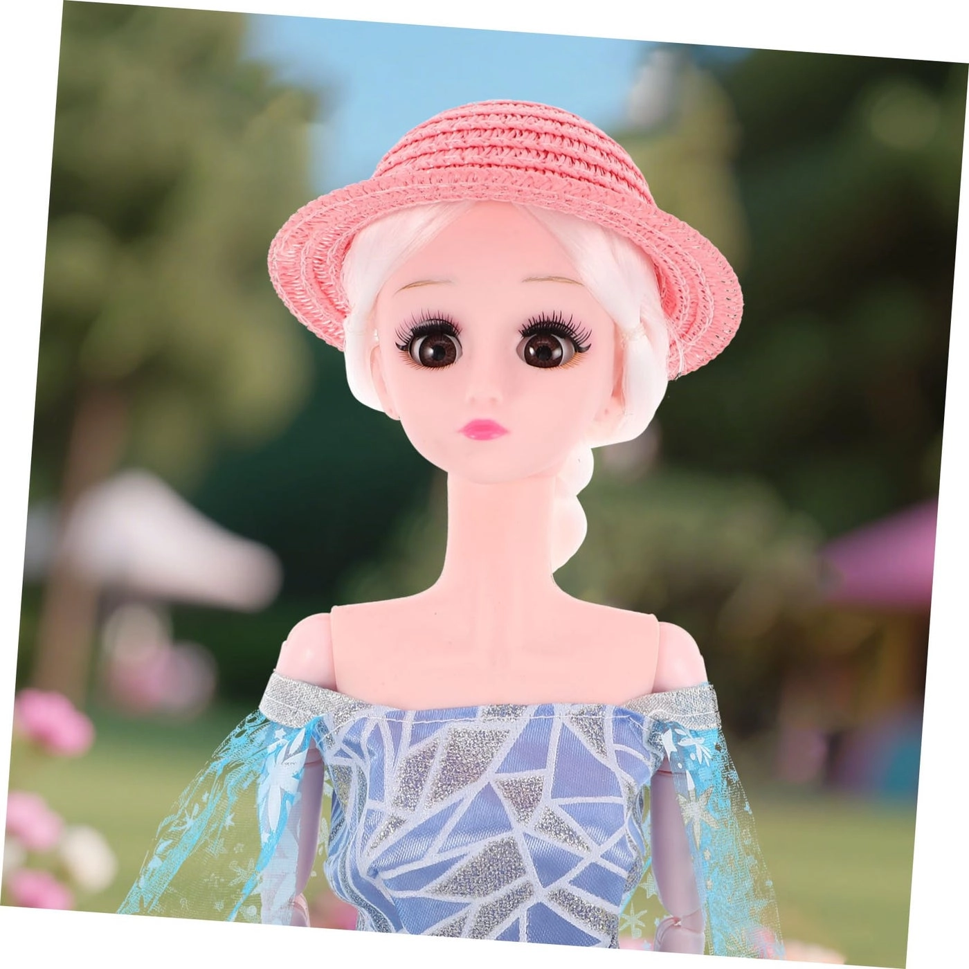 Miniature Woven Straw Hat - 5 little_kid 10.50X10.50X5.00CM