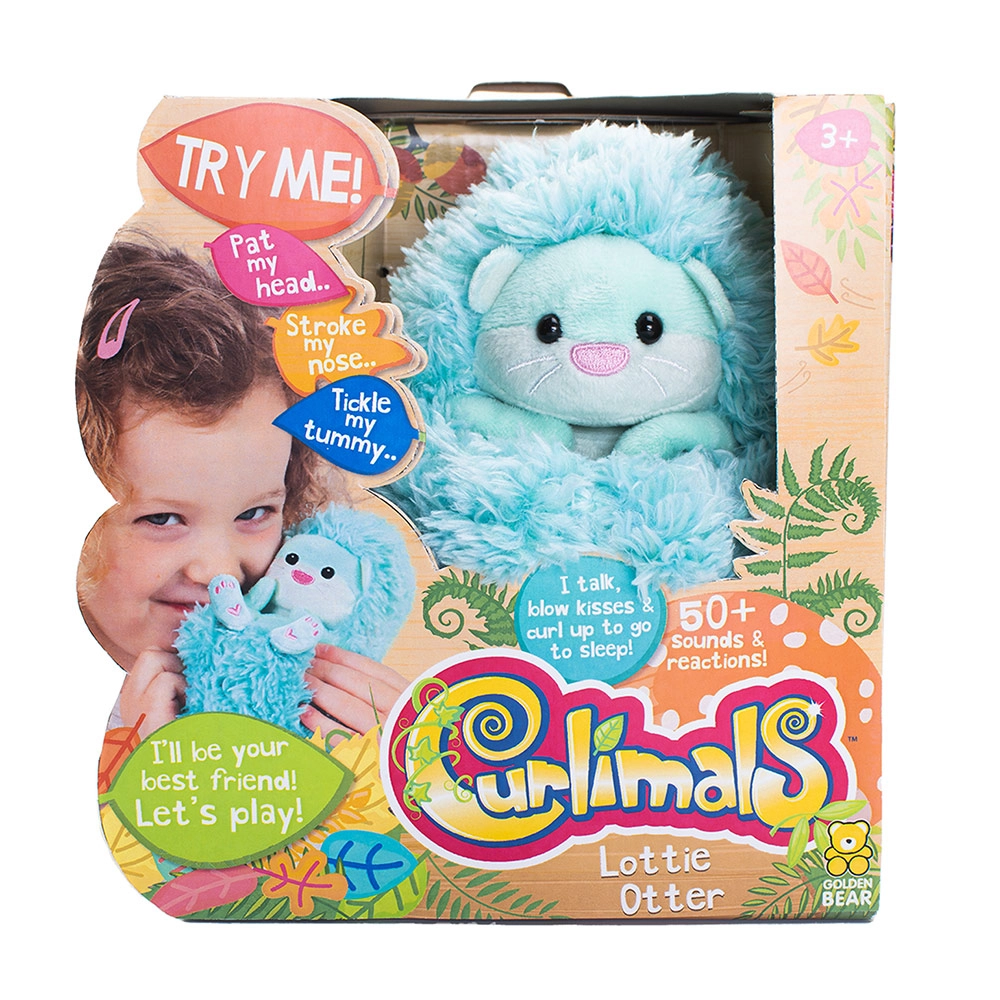 Curlimals Lottie The Otter - Suitable for 3 years and above