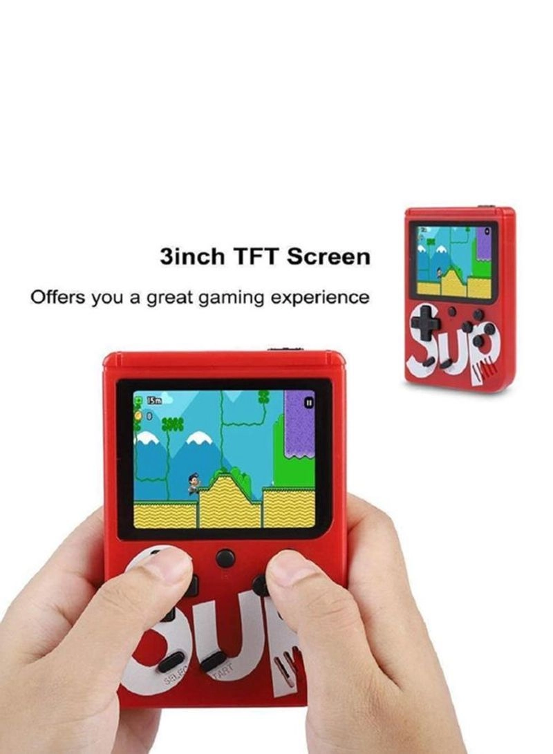 Handheld Game Console - 400 Built-in Games 3-Inch Color Screen Rechargeable Battery