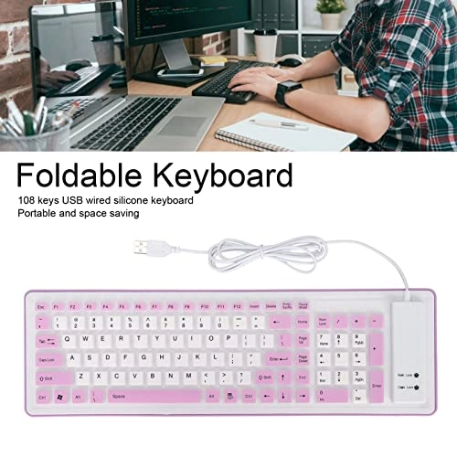 Foldable Silicone Keyboard - Wired