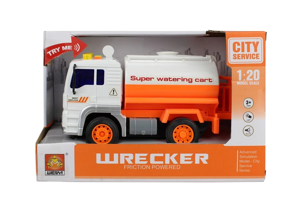 City Service Wrecker Friction Sanitation Truck - 1:20