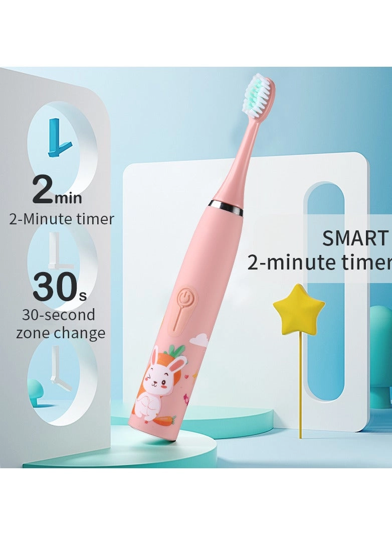 Electric Toothbrush - Children's Cartoon Pattern Ultrasonic