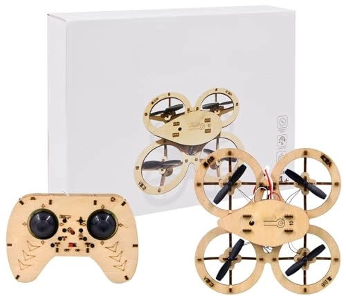 Wooden RC Quadcopter Drone Kit