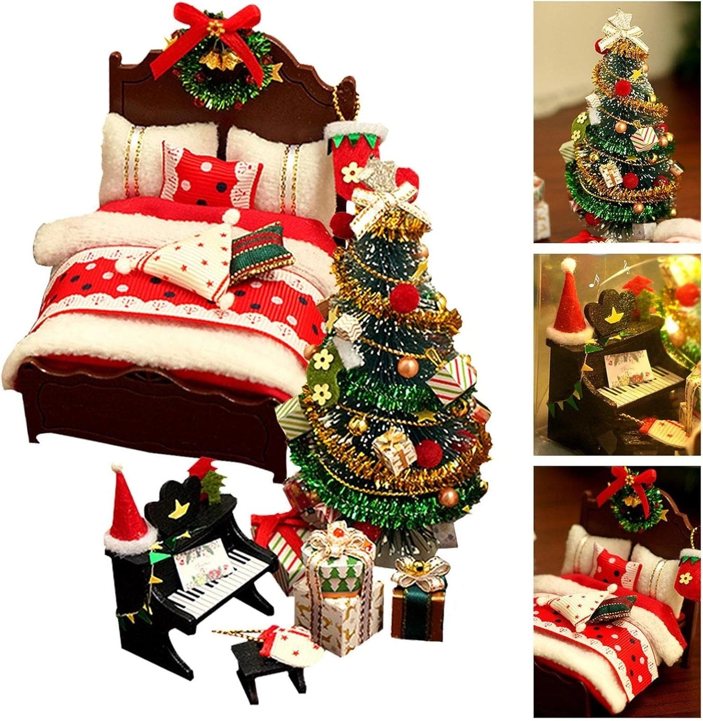 Christmas House Kit - 3D LED Wood