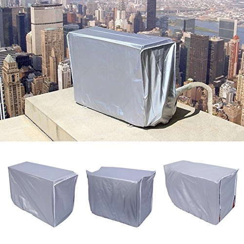 Air Conditioner Cover - Silver Polyester