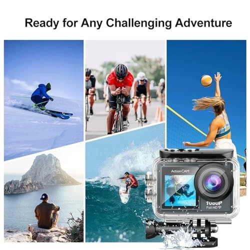 Dual-Screen Sports Camera - 1080P 30FPS