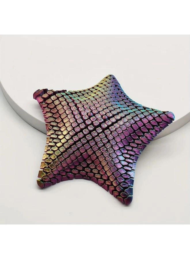 Generic 3D Printed Starfish - Blue Green Poseable