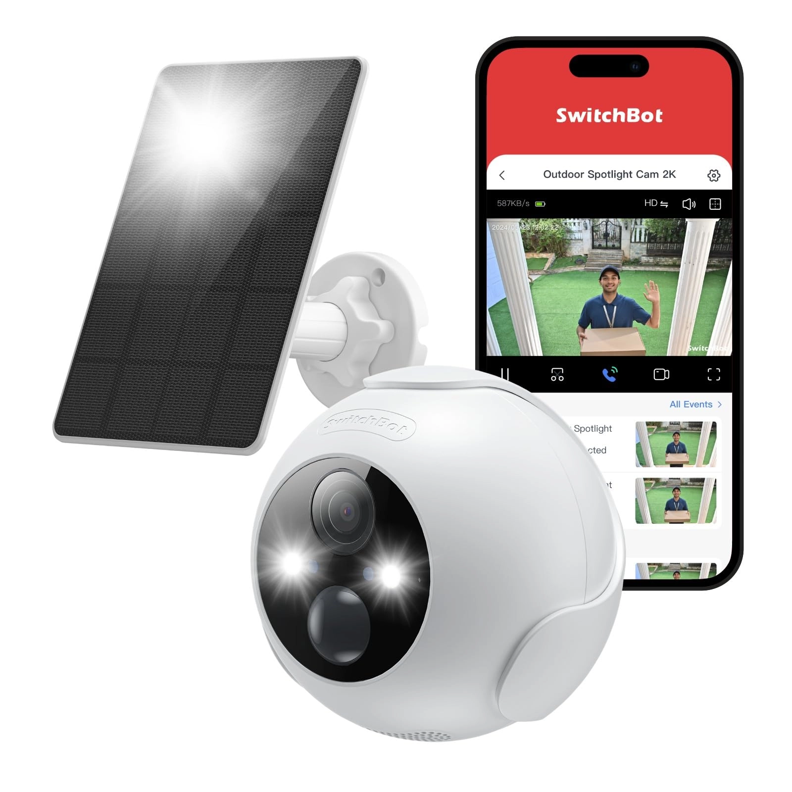 Outdoor Spotlight Cam 2K