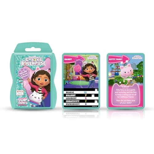 Gabby's Dollhouse Junior Card Game - English 3 years and up