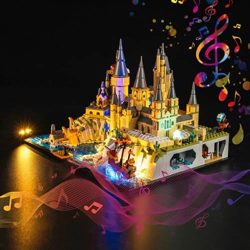 Light Kit for LEGO 76419 - Copper Hogwarts Castle and Grounds 1 5V