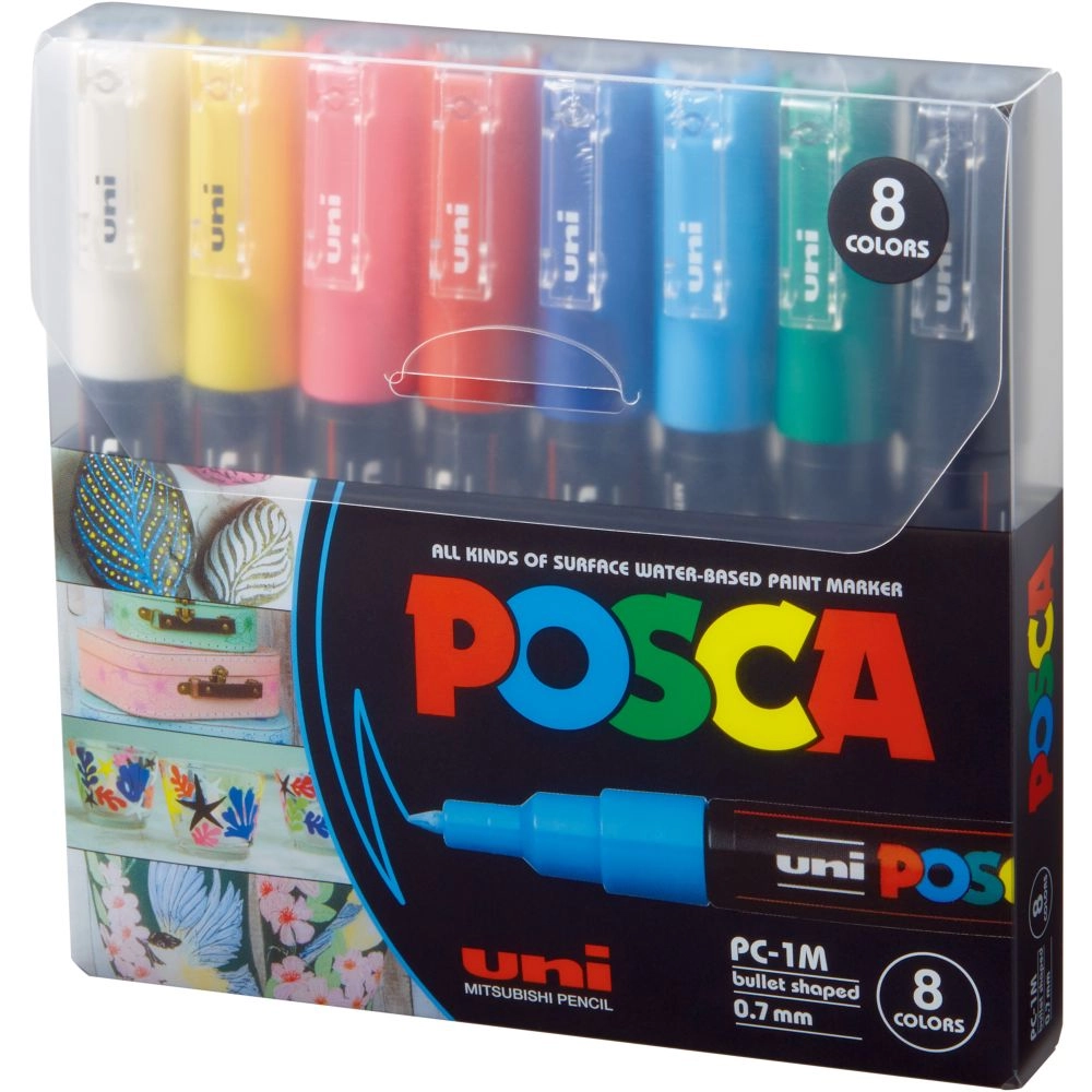 Uni-Ball PC-1M - 8 Colors Bullet-Tip