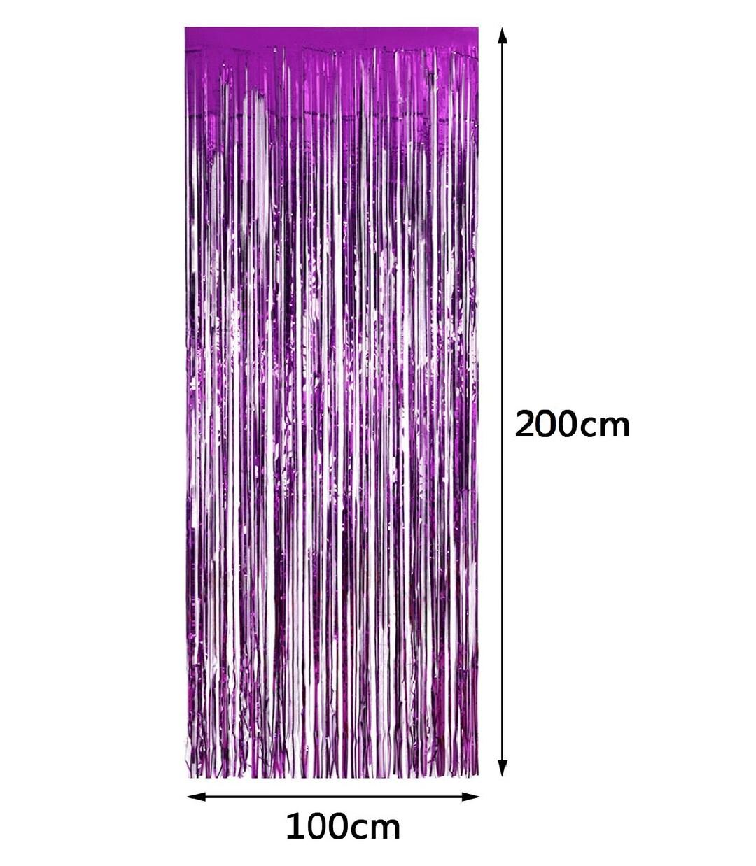 Decorative Foil Door Curtain - 200x100cm