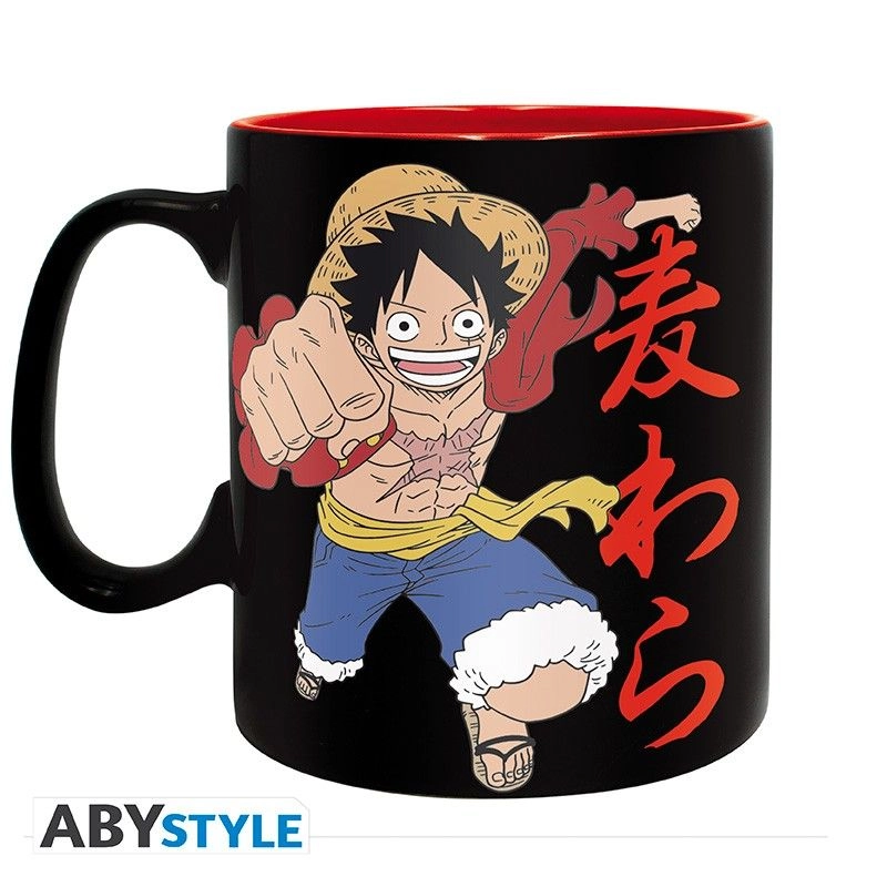 One Piece Luffy & Wanted Mug - 460 ml