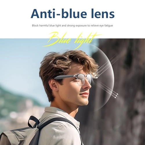 Smart Glasses - Bluetooth 5.3 Anti Blue Light Magnetic Charging