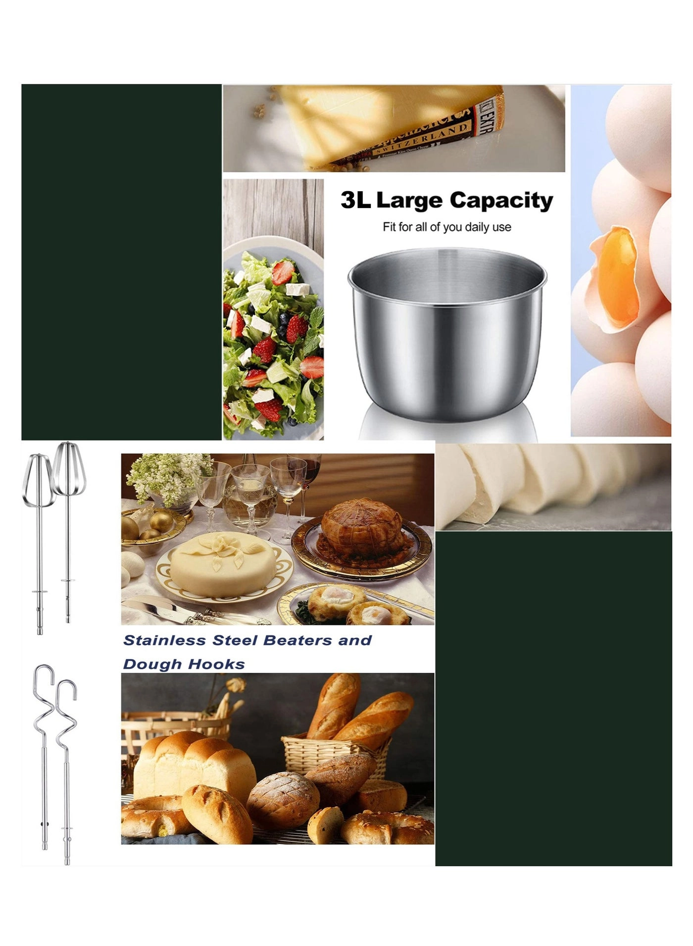 Stand Mixer - 3 L 300 W