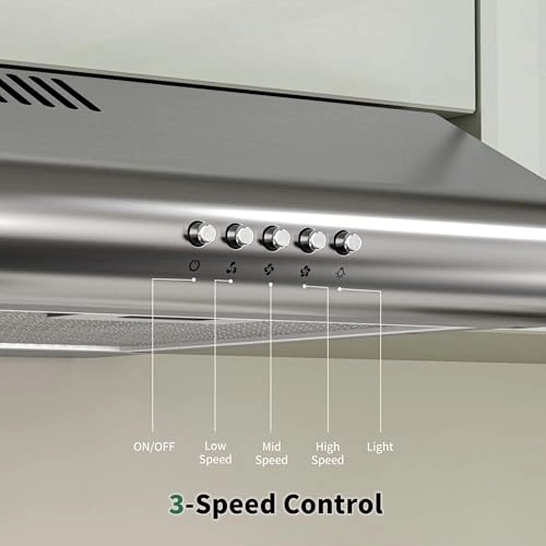 Cooker Hood - 250m³/h 60cm