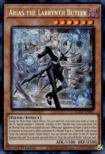 Yu-Gi-Oh! Arias The Labrynth Butler - AGOV-EN017 1st Edition