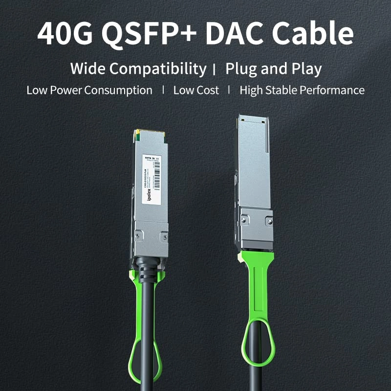 QSFP+ DAC Twinax Cable - 0.5m
