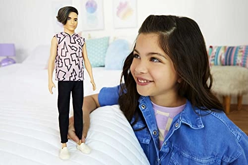 Ken Doll - Fashionistas Rooted Dark Brown Hair Ages 3+