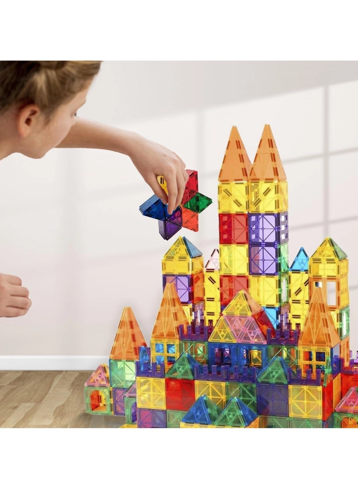 Magnetic tiles - 100 pcs