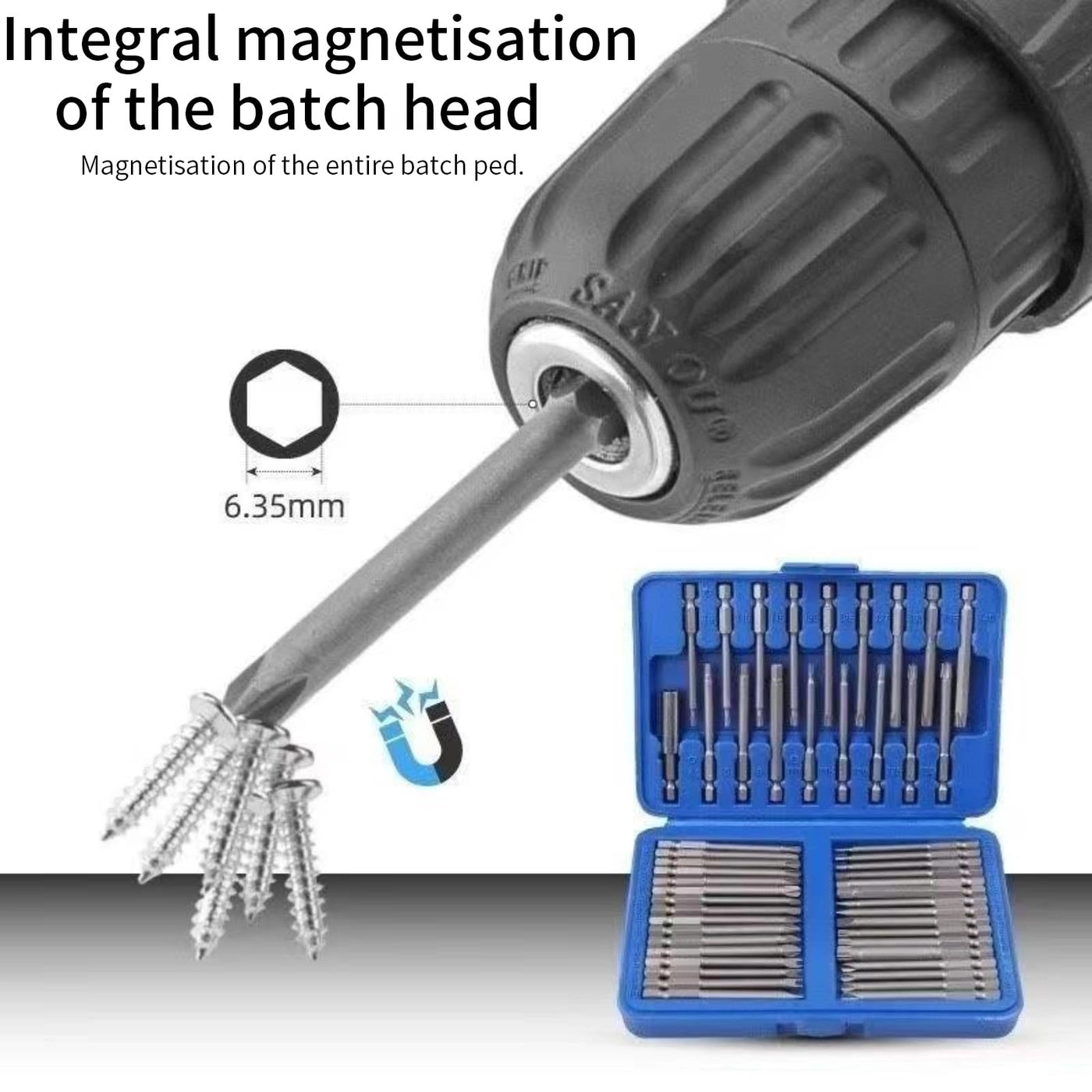 Security Bit Set - 50pcs Extra Long