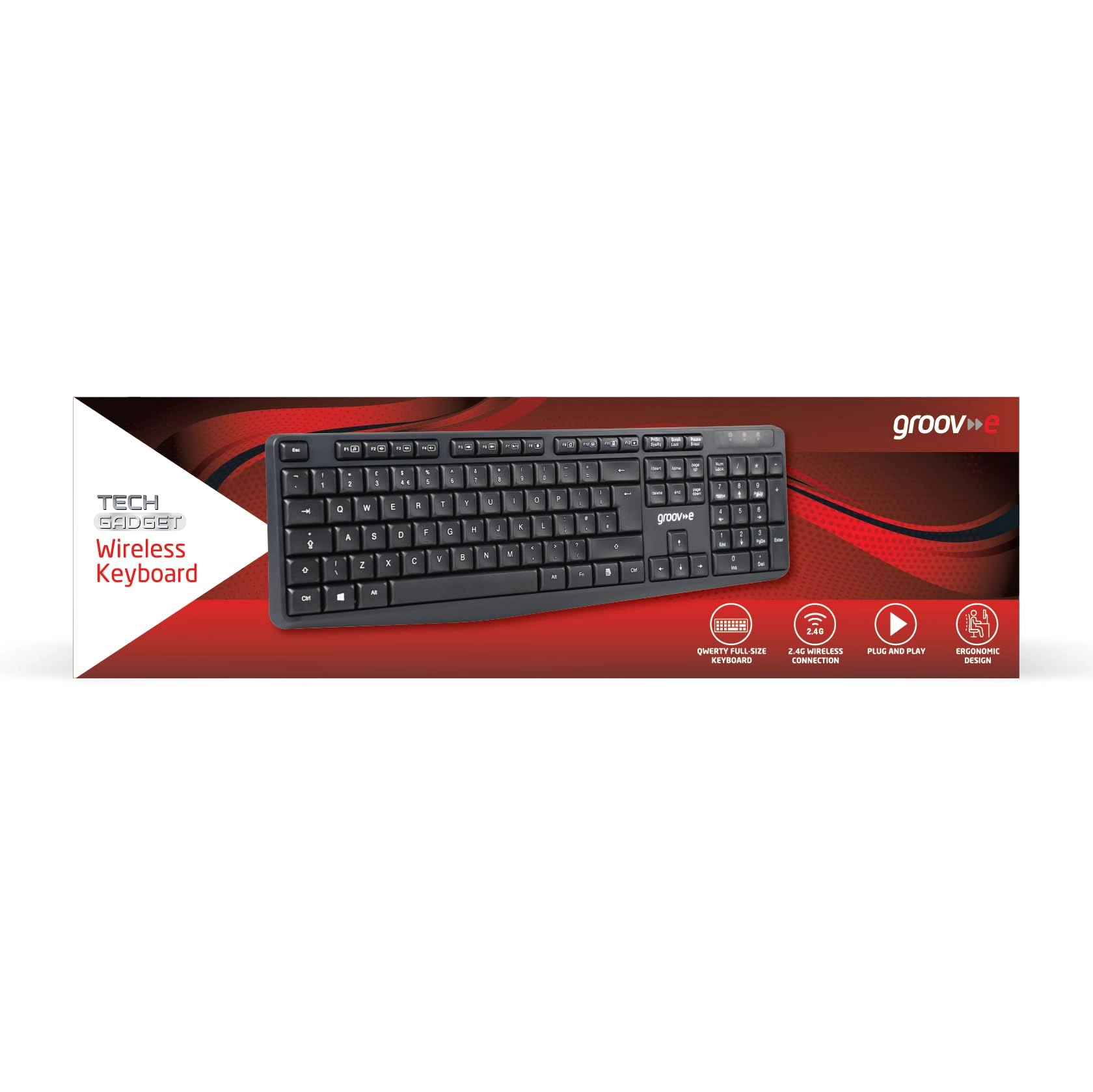 Wireless Keyboard - QWERTY Wired