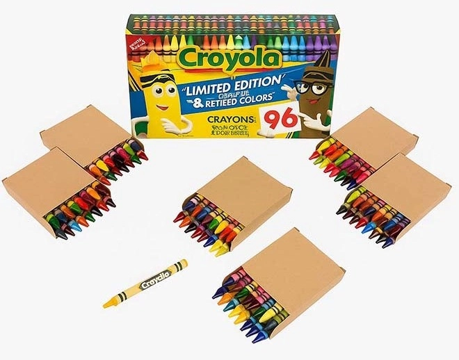 Crayola Limited Edition Crayons - Retired Colors - 96 Pcs