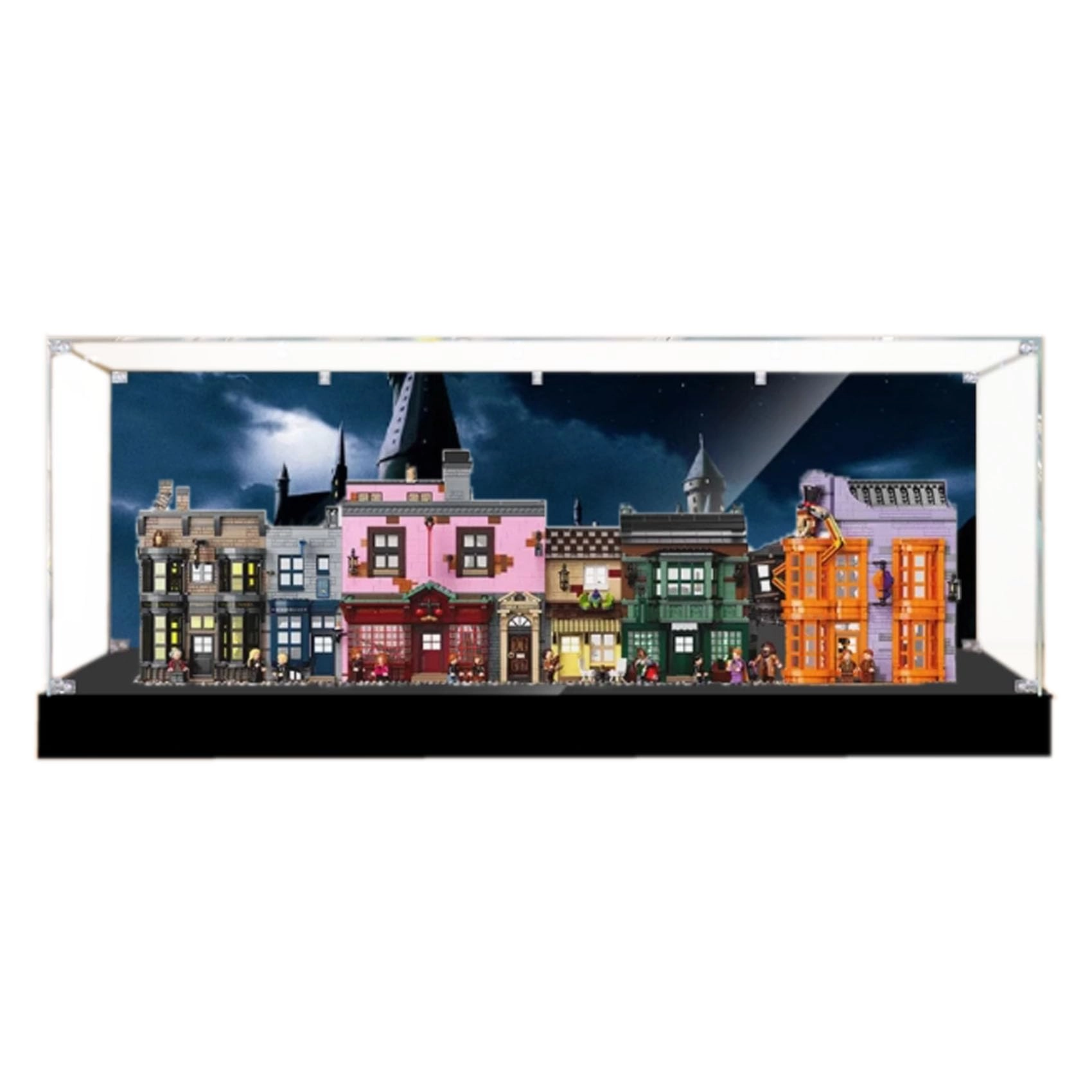 OOHNVJKI Acrylic Display Box for LEGO 75978 Diagonal Lane Kit
