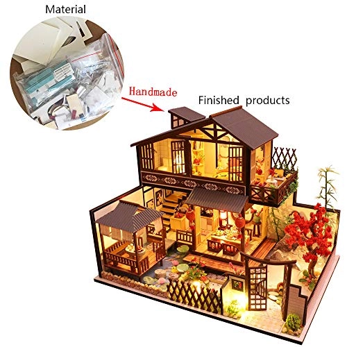 3D Miniature Dollhouse Kit - Sunshine Flower House 1:12