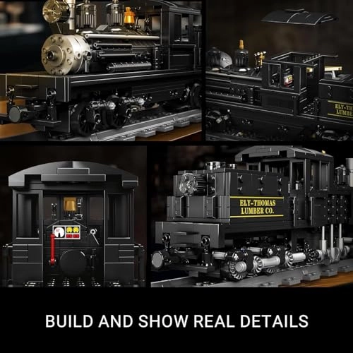 Shay-Type Steam Locomotive - Led Lighting Remote/App Control