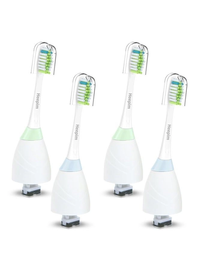 Heepim Replacement Toothbrush Heads - Diamantine-Clean 4 Pack Compatible with Philips Sonicare
