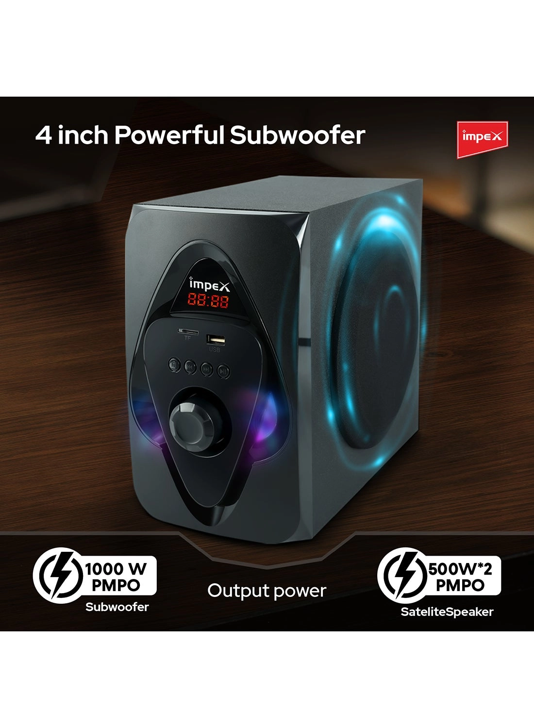 MICRO R1 - 2.1 Channel 2000 W