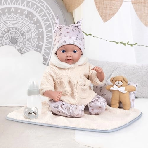 Reborn Baby Doll - 38 cm antique pink
