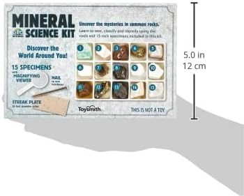 Mineral Science Kit Geology - 8 years+ 15 pieces