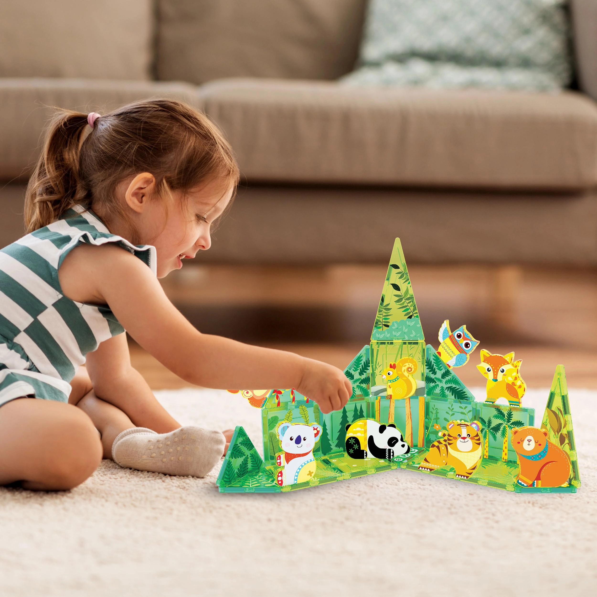 Magnetic Tiles - Forest Animal 26 pcs