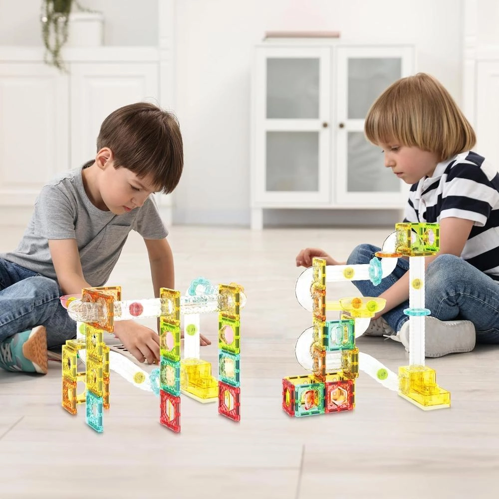 Magnetic Marble Run - 100 pcs
