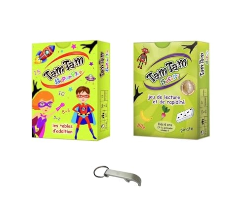 Tam Tam Safari CP Level 1 + SuperPlus Addition Tables + Wooden Bookmark Ruler - 6+ years