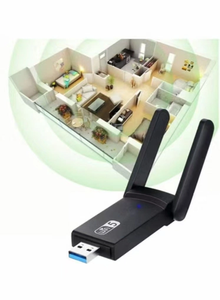 Wireless USB WiFi Adapter - Dual Band USB 3.0 Wireless