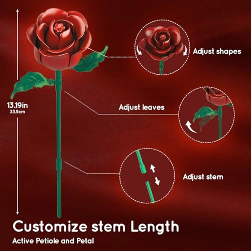 Deep Rose Flower Kit - 330 piece(s)