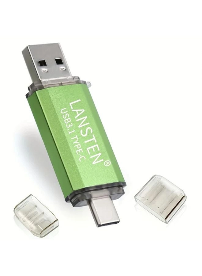3 In 1 Flash Drive - USB 3.0 Type C Micro USB USB A 128GB