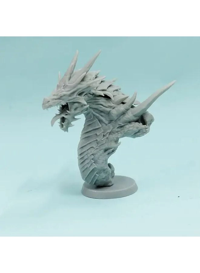 Generic Dragon Head Resin Model Kit - 5.5cm