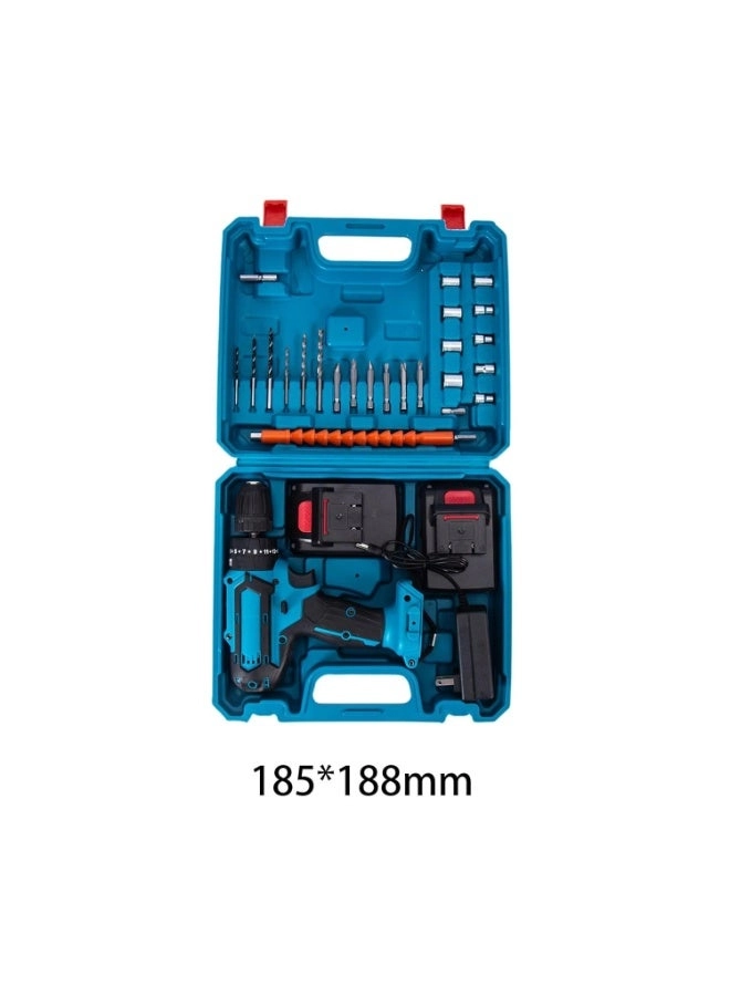 Rechargeable Electric Screwdriver Set - Cordless LED USB Charging