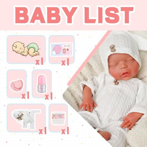 Reborn Baby Doll - 11.8in Silicone Boy Ages 3+