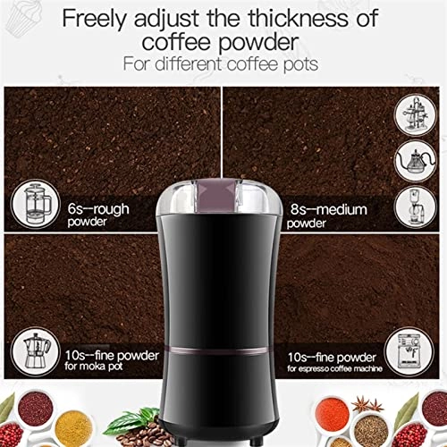 Electric Coffee Grinder - USB Rechargeable Conical Burr