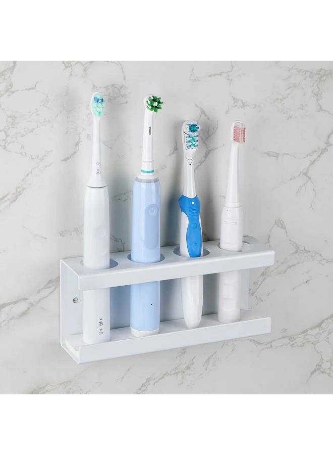 Electric Toothbrush Holder - Wall Mounted 4 Slots